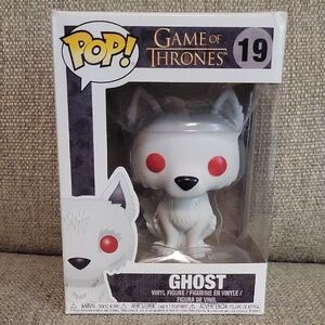 Funko Pop! Game of Thrones Ghost Figure - White and Red